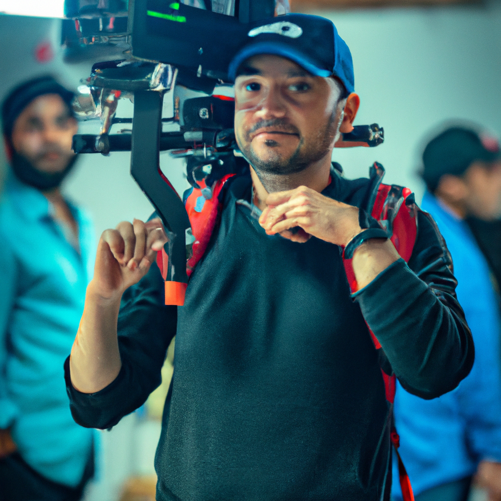 Retrato de J. Campos, especialista en movimiento de cámara con steadycam